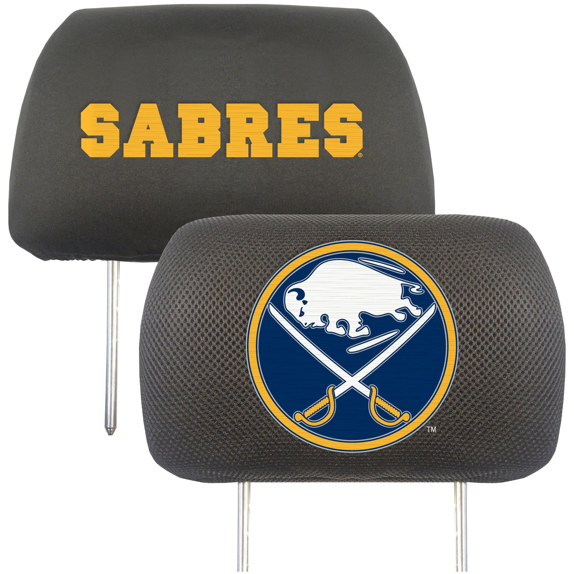 Logo Brands Buffalo Sabres Car Head Rest Cover