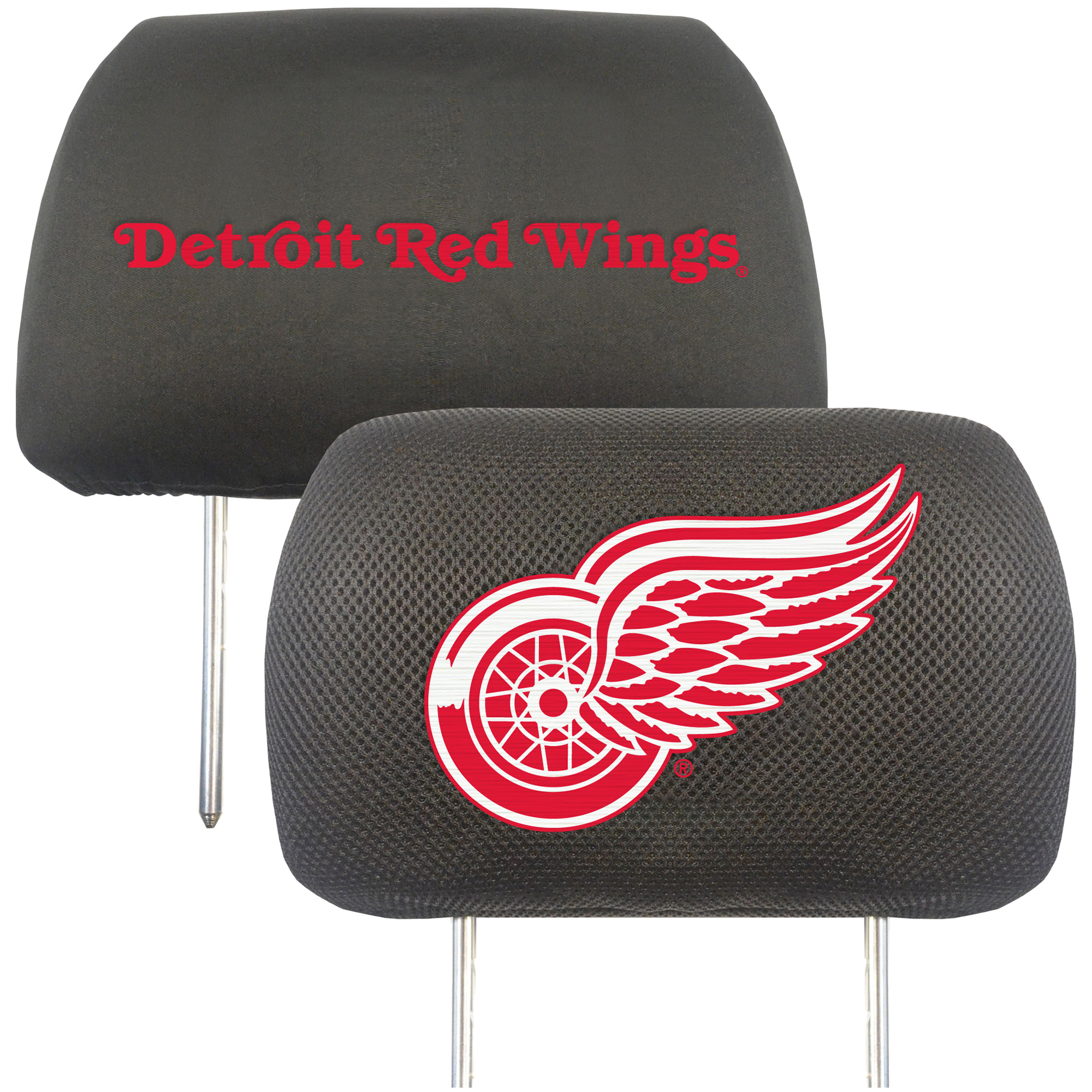 Logo Brands Detroit Red Wings Car Head Rest Cover