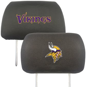 Logo Brands Minnesota Vikings Car Head Rest Cover