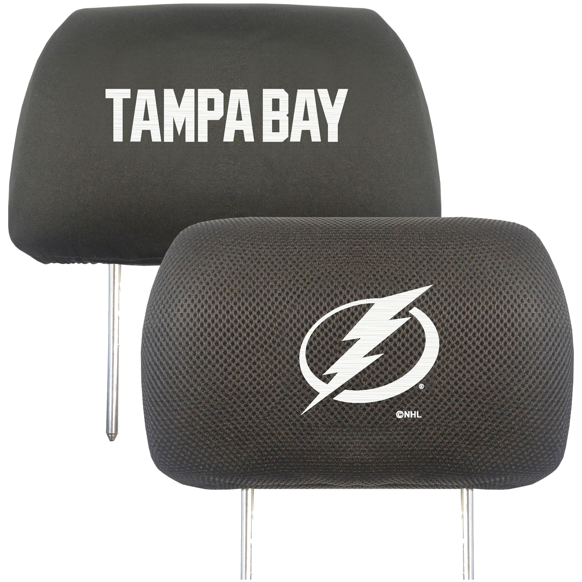 Logo Brands Tampa Bay Lightning Car Head Rest Cover