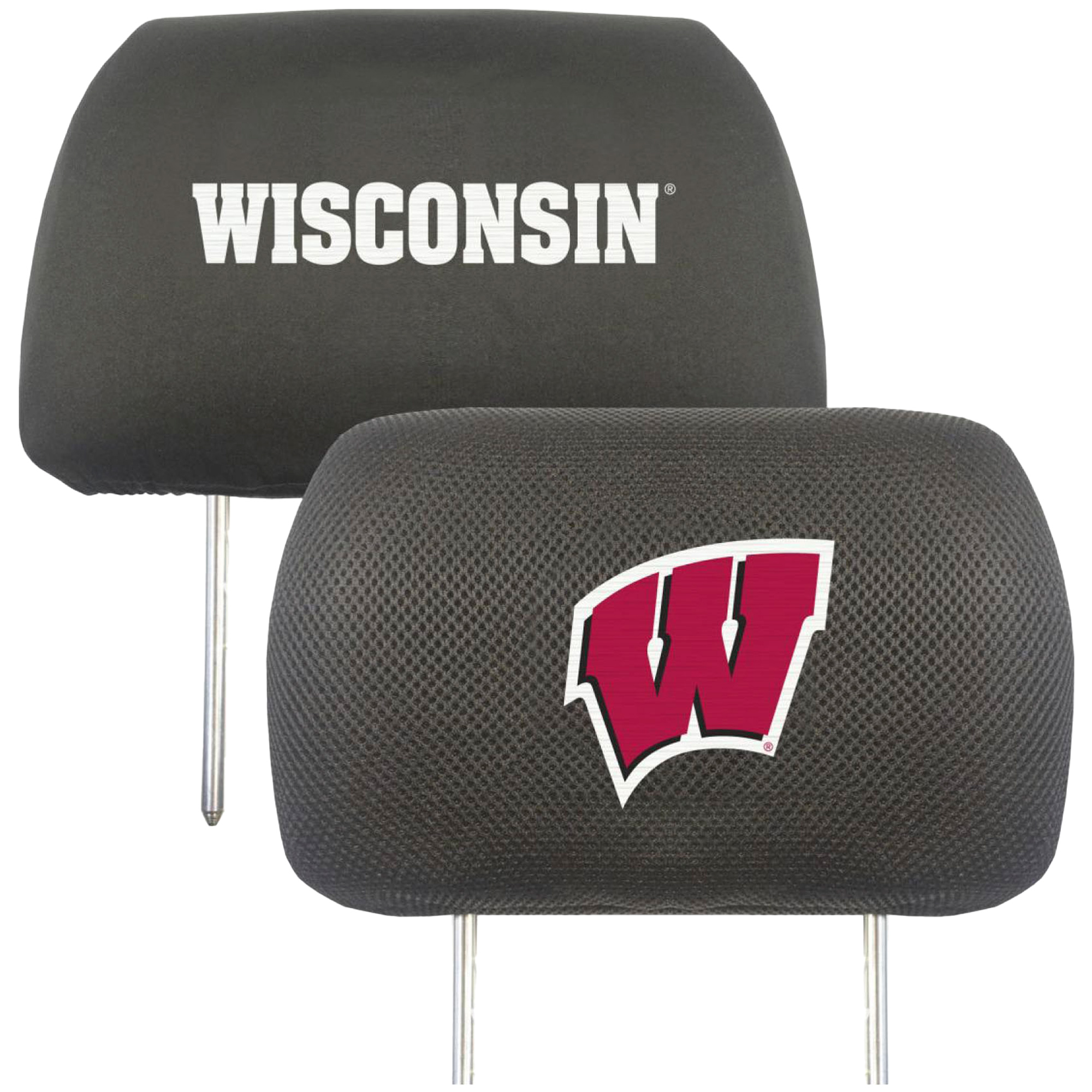 Logo Brands Wisconsin Badgers Car Head Rest Cover