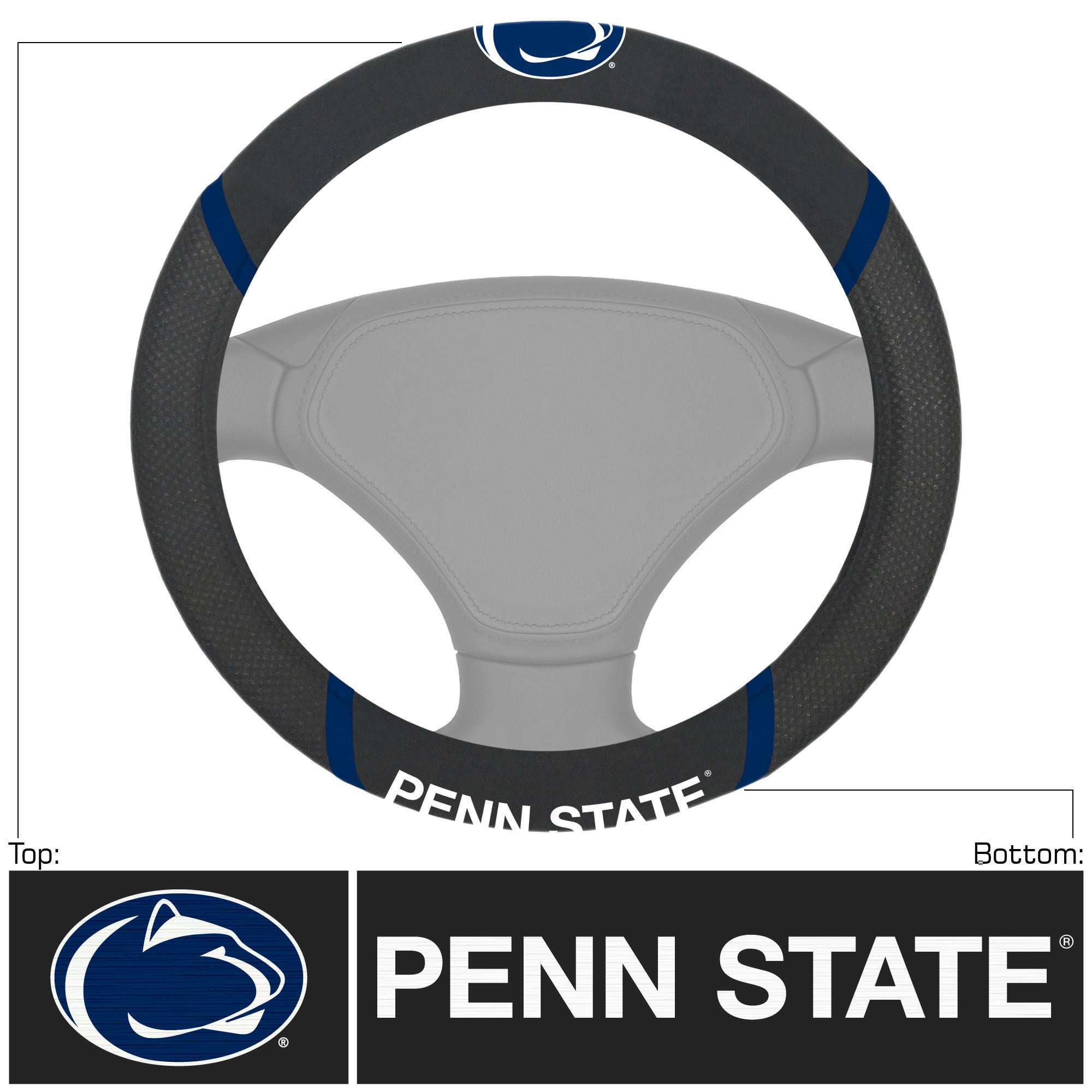 Logo Brands Penn State Nittany Lions Steering Wheel Cover