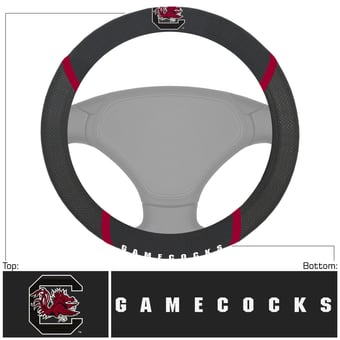 Logo Brands South Carolina Gamecocks Steering Wheel Cover