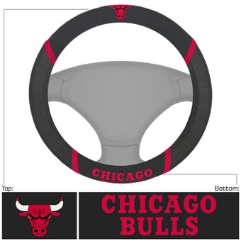 Logo Brands Chicago Bulls Steering Wheel Cover