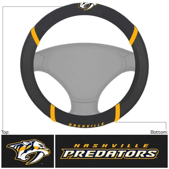 Logo Brands Nashville Predators Steering Wheel Cover