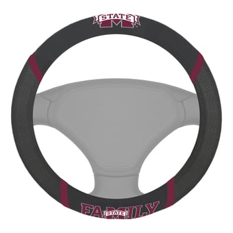 Logo Brands Mississippi State Bulldogs Steering Wheel Cover