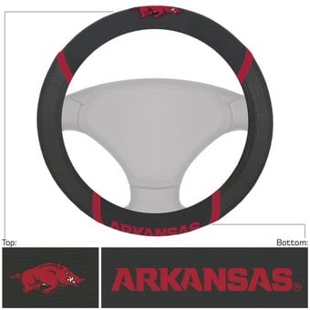 Logo Brands Arkansas Razorbacks Steering Wheel Cover