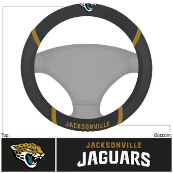 Logo Brands Jacksonville Jaguars Steering Wheel Cover