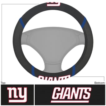 Logo Brands New York Giants Steering Wheel Cover