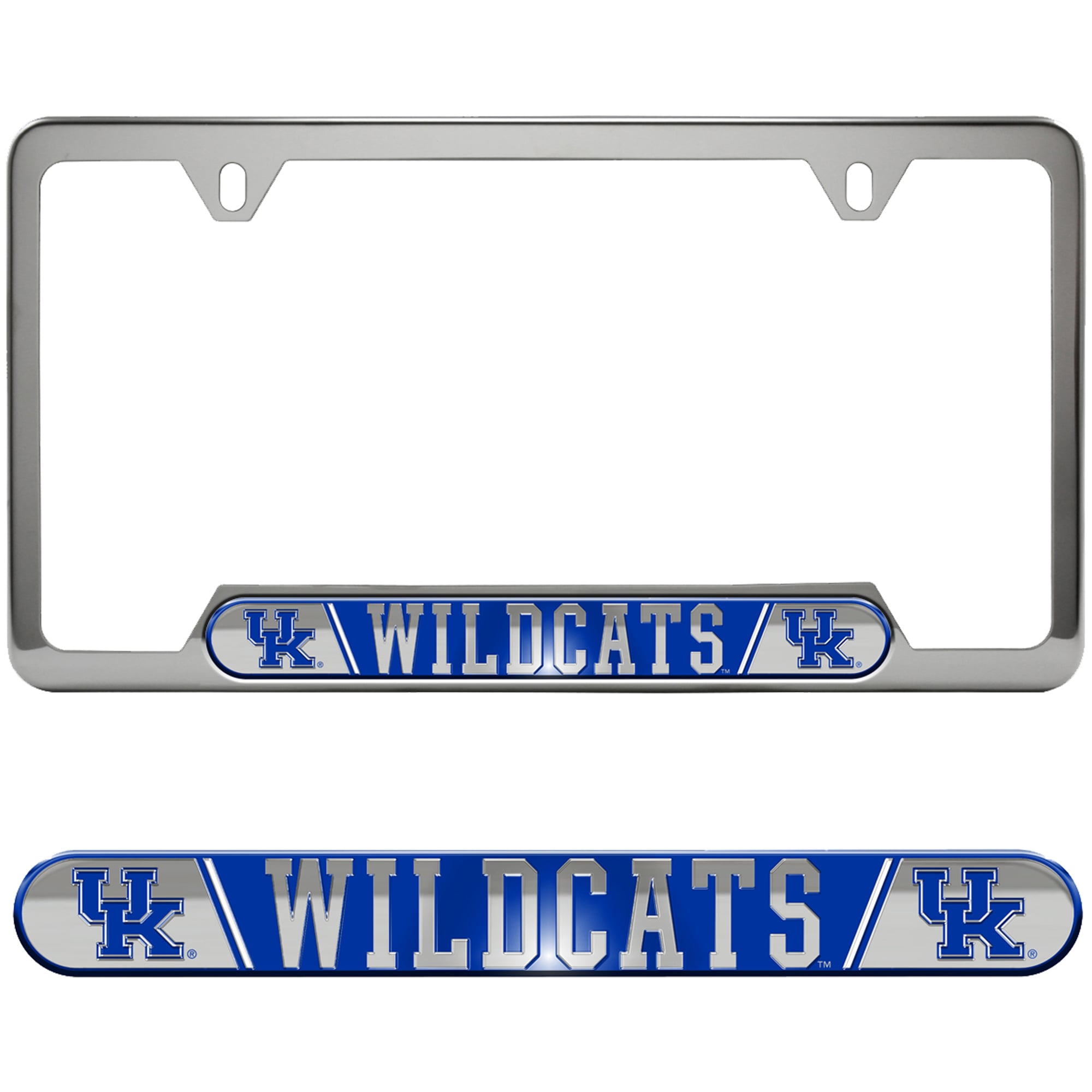 Logo Brands  Kentucky Wildcats Embossed License Plate Frame