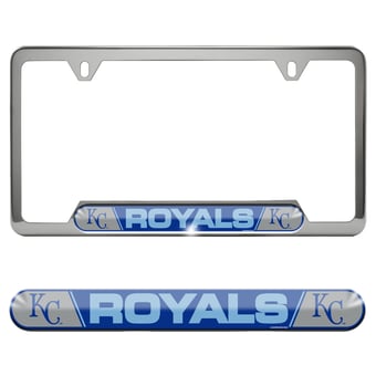 Logo Brands  Kansas City Royals Embossed License Plate Frame