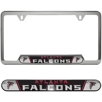 Logo Brands  Atlanta Falcons Embossed License Plate Frame