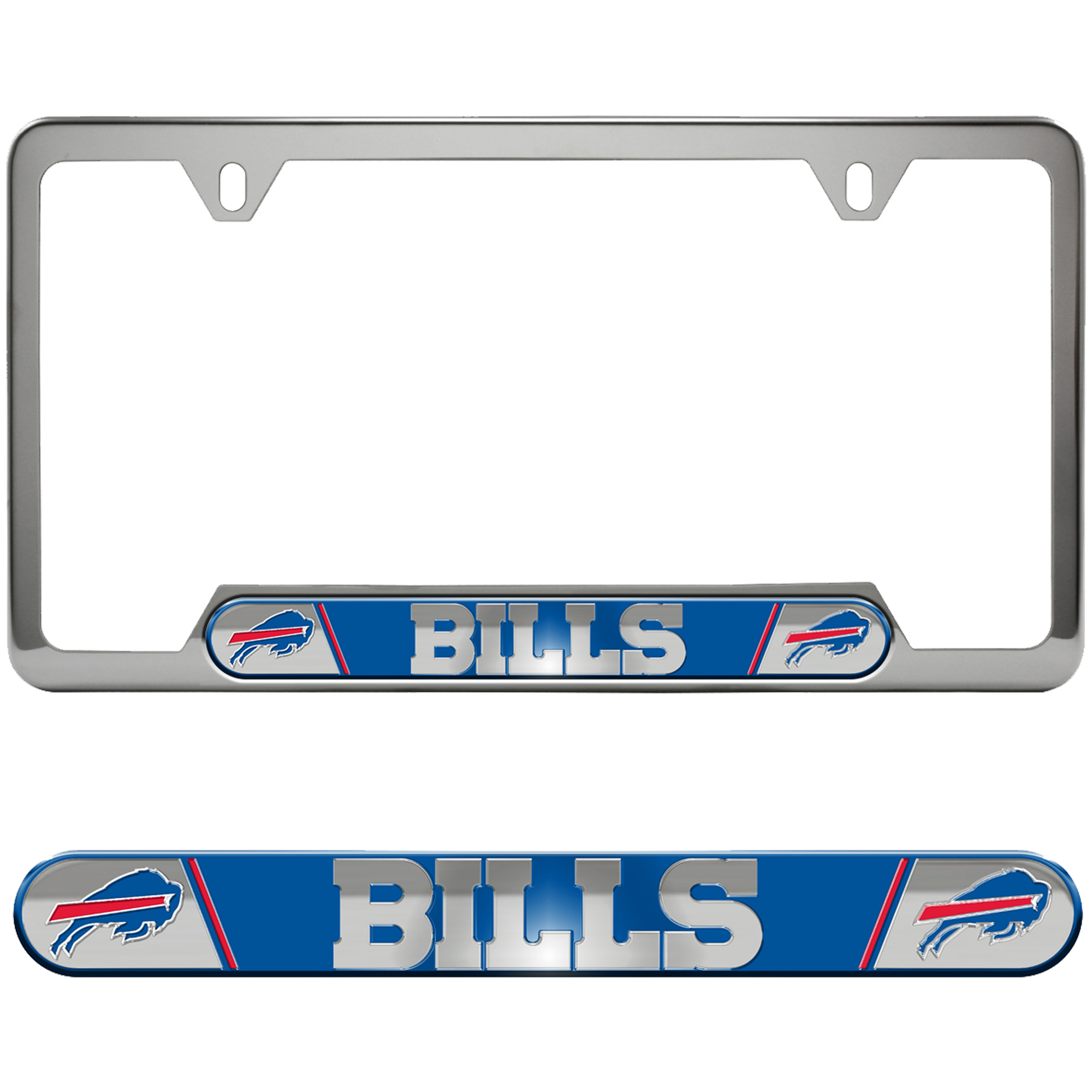 Logo Brands  Buffalo Bills Embossed License Plate Frame