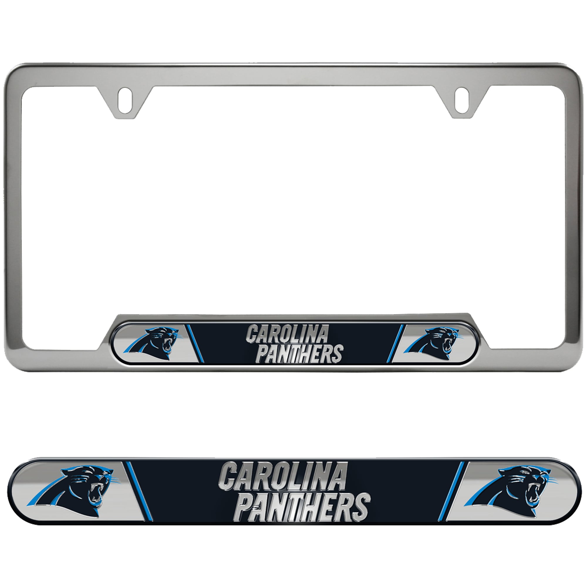Logo Brands  Carolina Panthers Embossed License Plate Frame