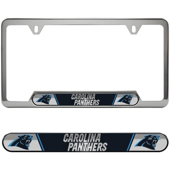 Logo Brands  Carolina Panthers Embossed License Plate Frame