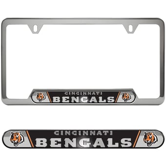 Logo Brands  Cincinnati Bengals Embossed License Plate Frame