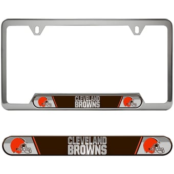 Logo Brands  Cleveland Browns Embossed License Plate Frame