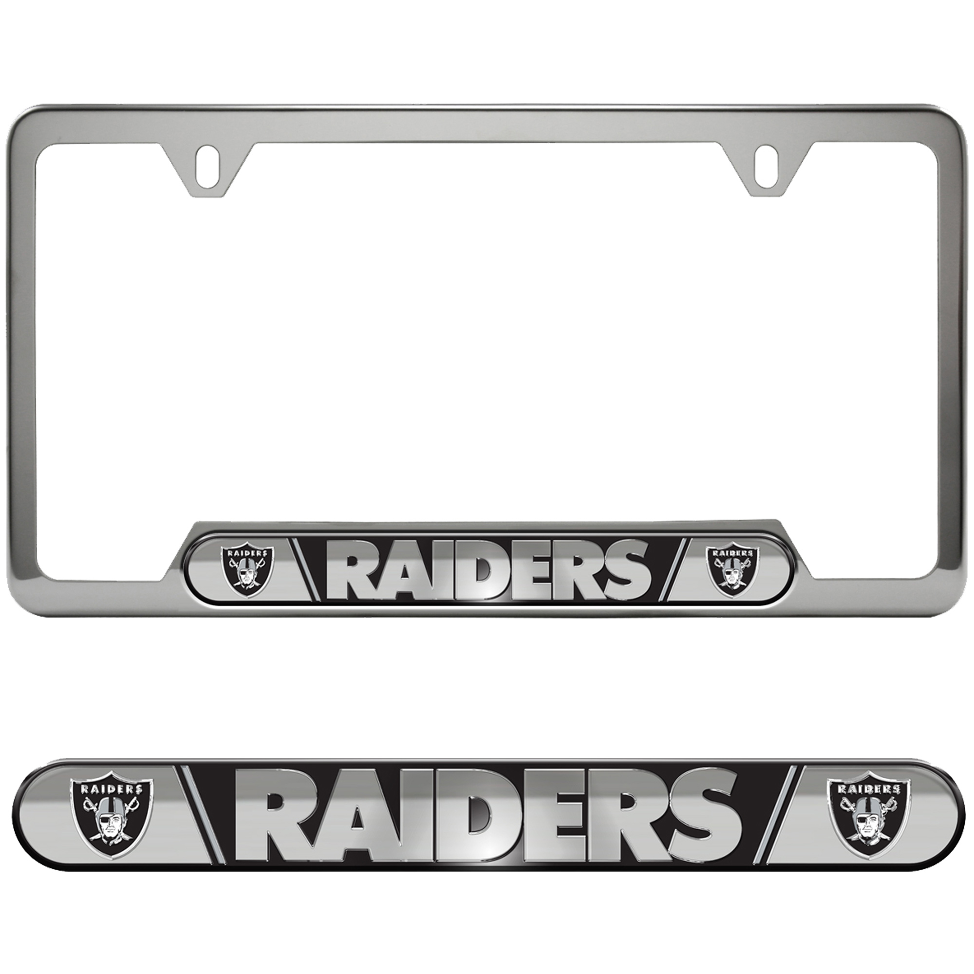 Logo Brands  Las Vegas Raiders Embossed License Plate Frame