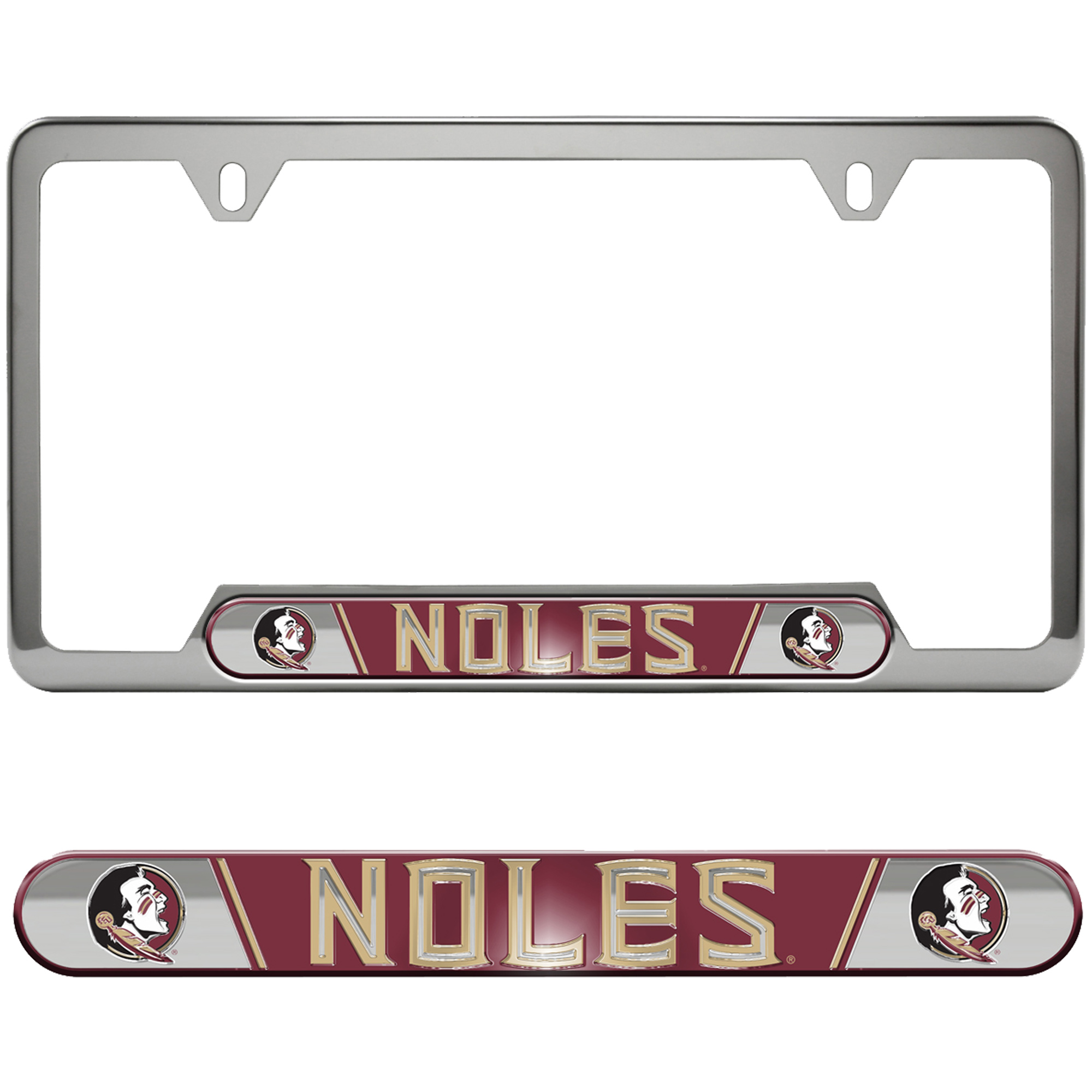 Logo Brands  Florida State Seminoles Embossed License Plate Frame