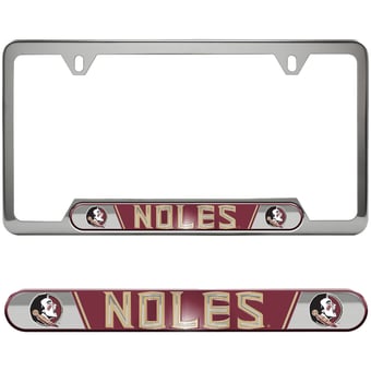 Logo Brands  Florida State Seminoles Embossed License Plate Frame