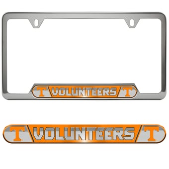 Logo Brands  Tennessee Volunteers Embossed License Plate Frame