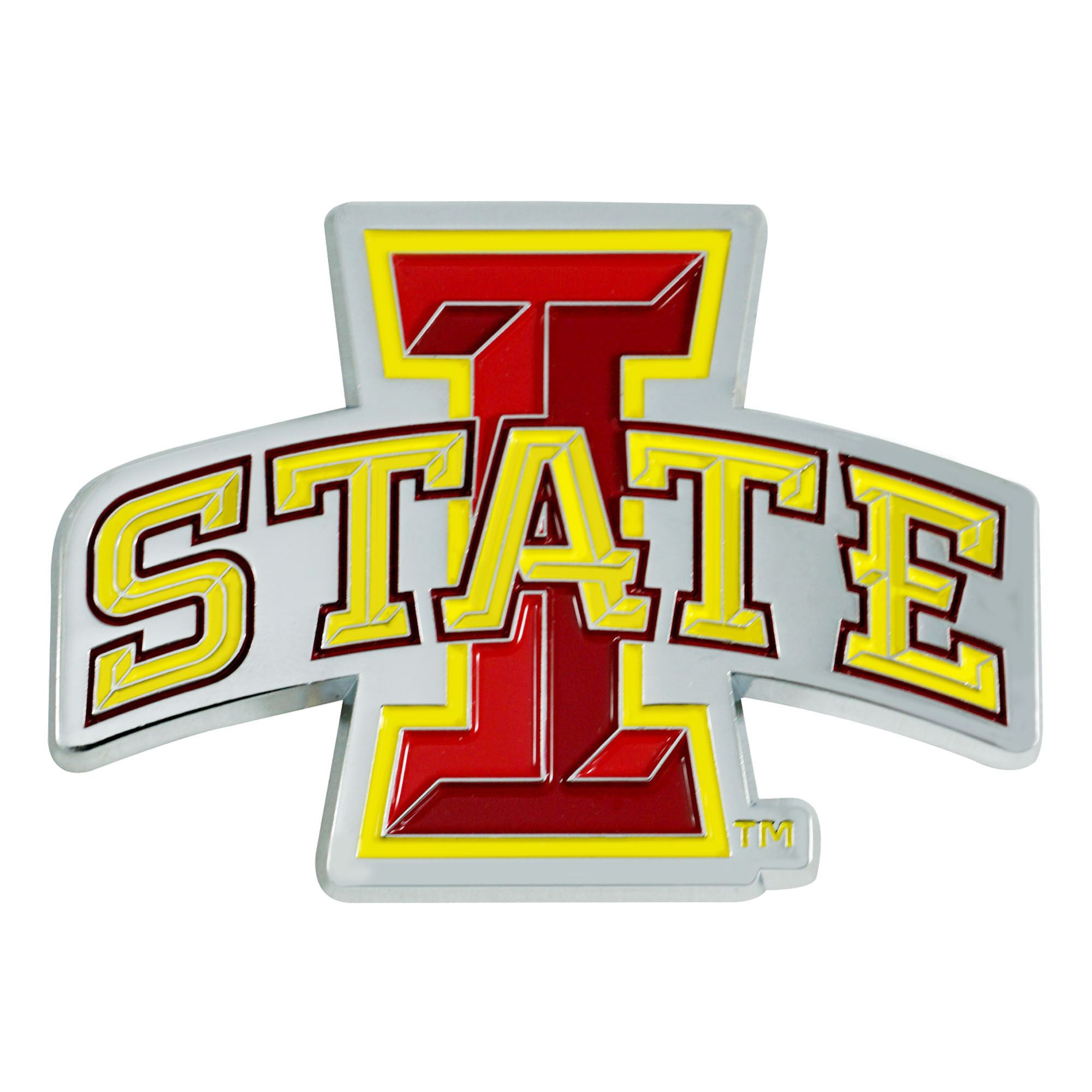 Logo Brands Iowa State Cyclones Embossed Color Auto Emblem