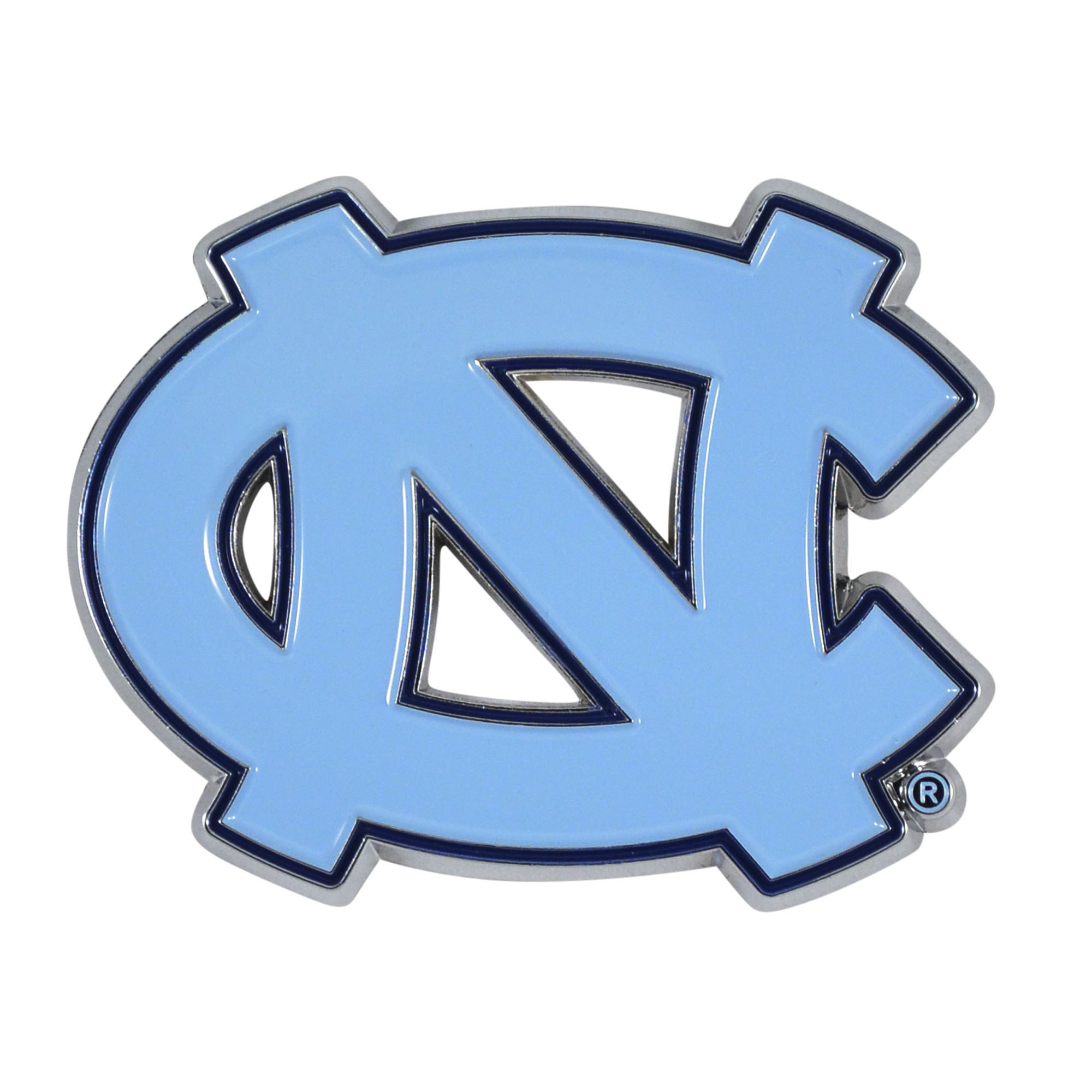 Logo Brands North Carolina Tar Heels Embossed Color Auto Emblem