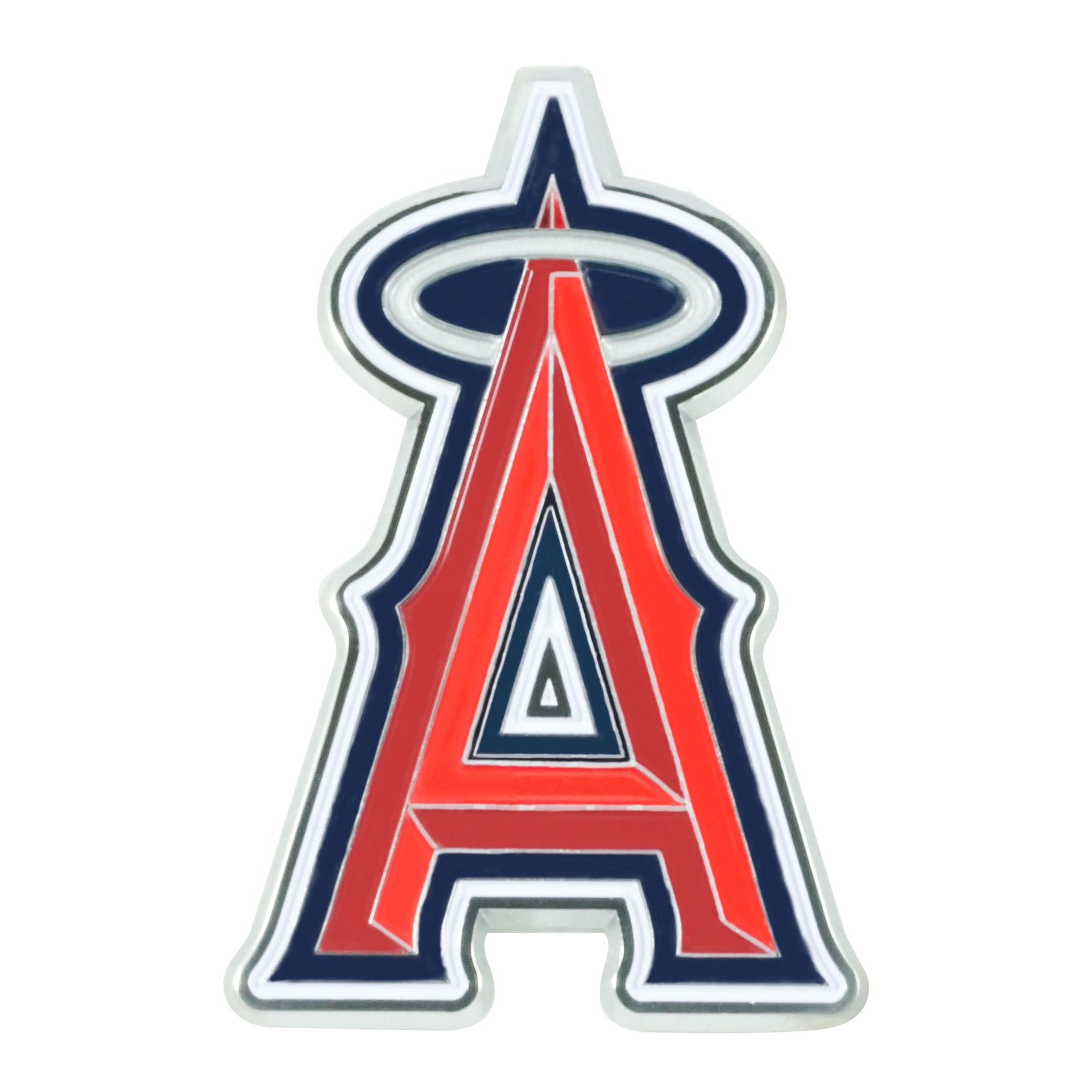 Logo Brands Los Angeles Angels Embossed Color Auto Emblem