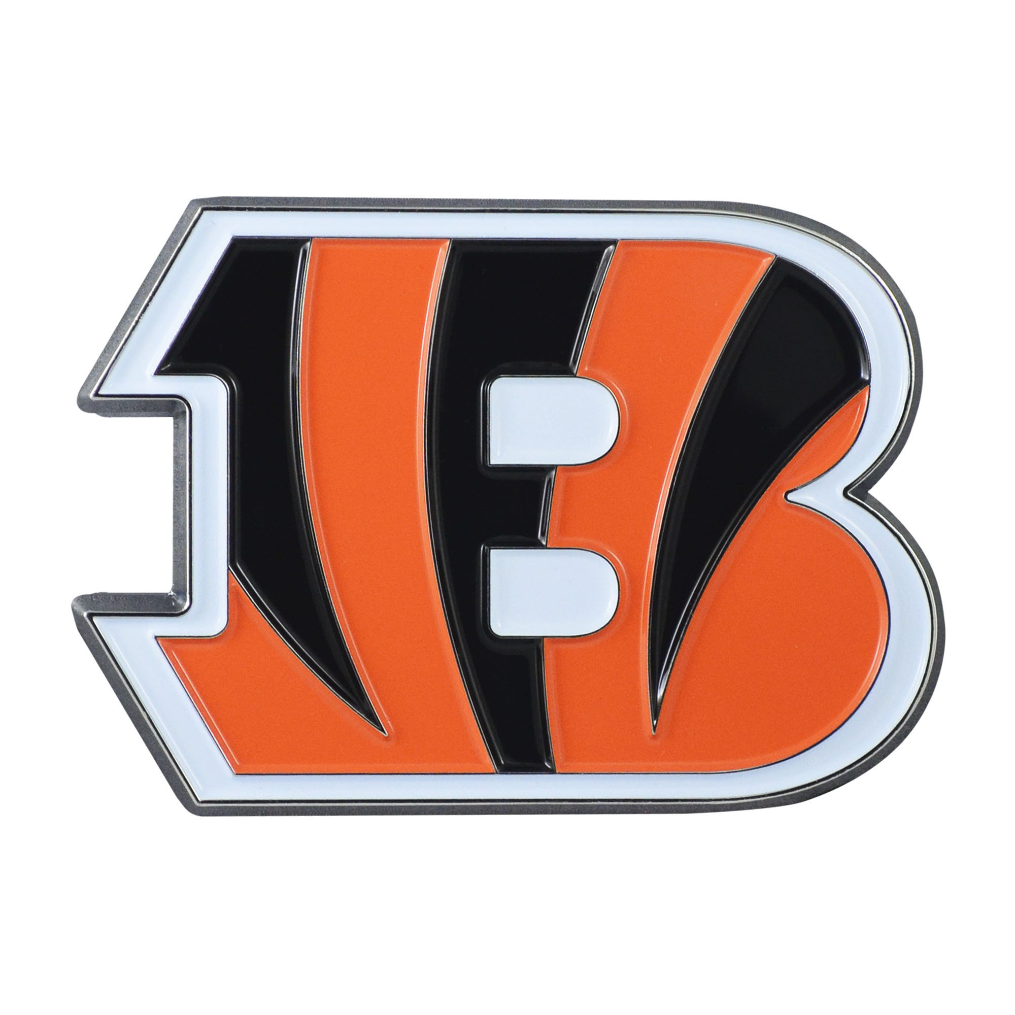 Logo Brands Cincinnati Bengals Embossed Color Auto Emblem