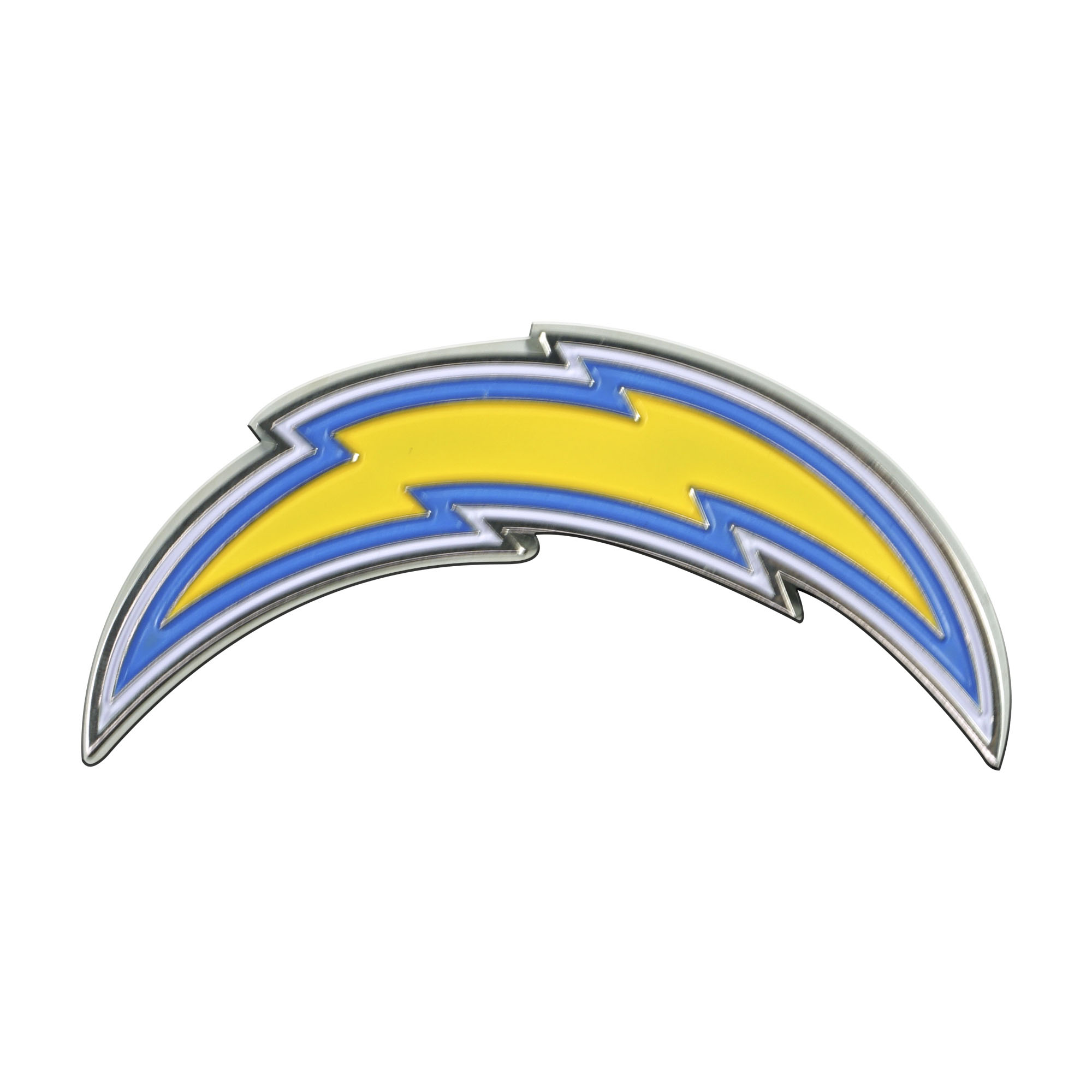 Logo Brands Los Angeles Chargers Embossed Color Auto Emblem