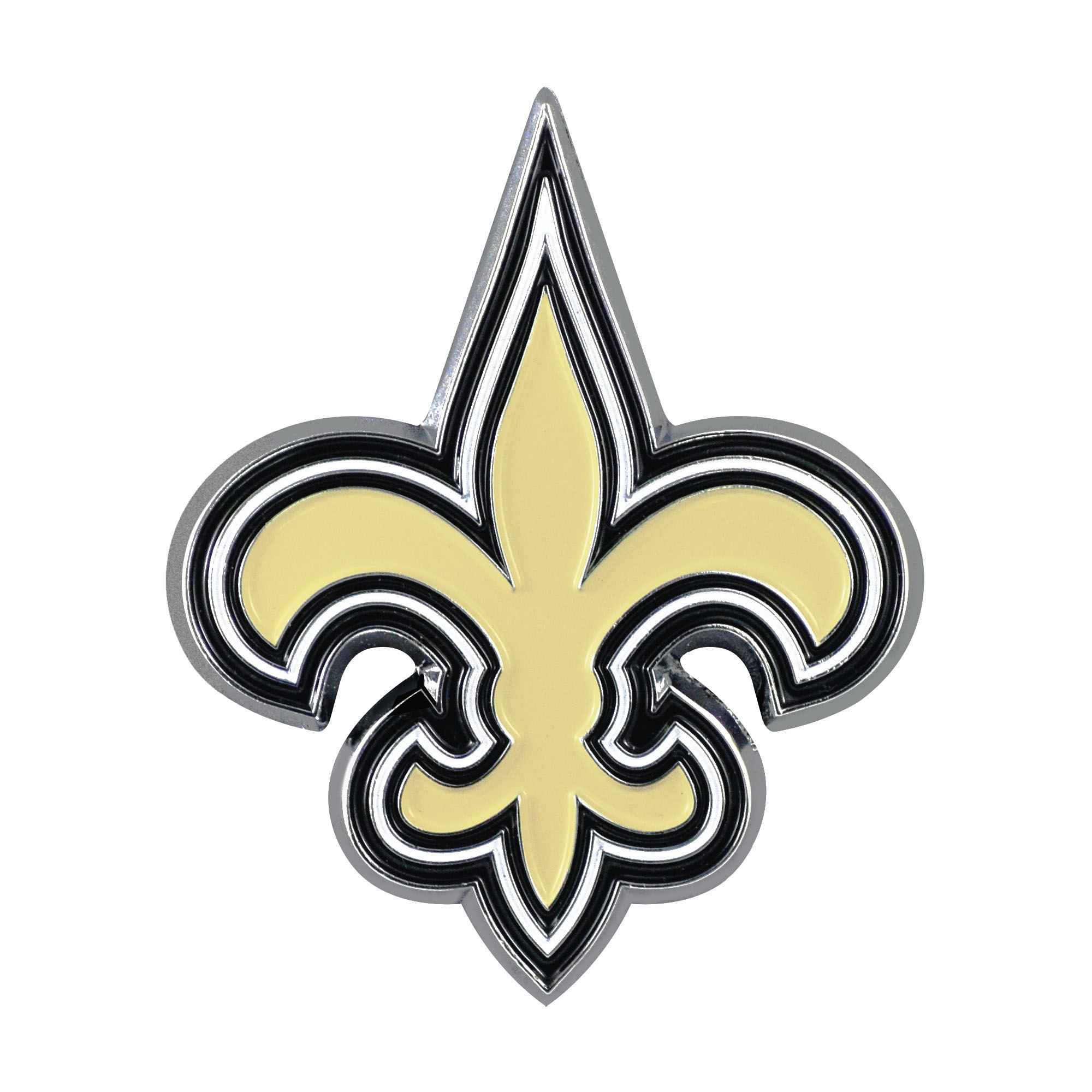 Logo Brands New Orleans Saints Embossed Color Auto Emblem