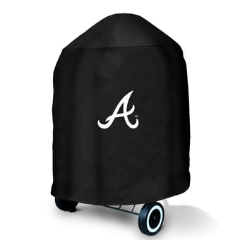 Logo Brands Atlanta Braves Kettle Grill Cover