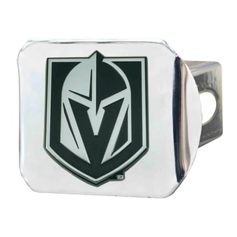 Logo Brands Vegas Golden Knights Chrome on Chrome Hitch Cover