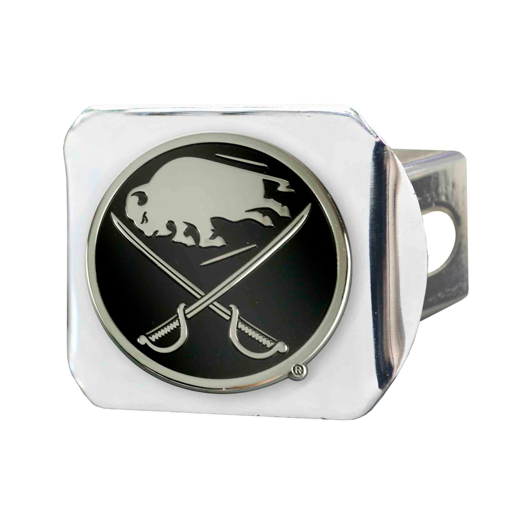 Logo Brands Buffalo Sabres Chrome on Chrome Hitch Cover