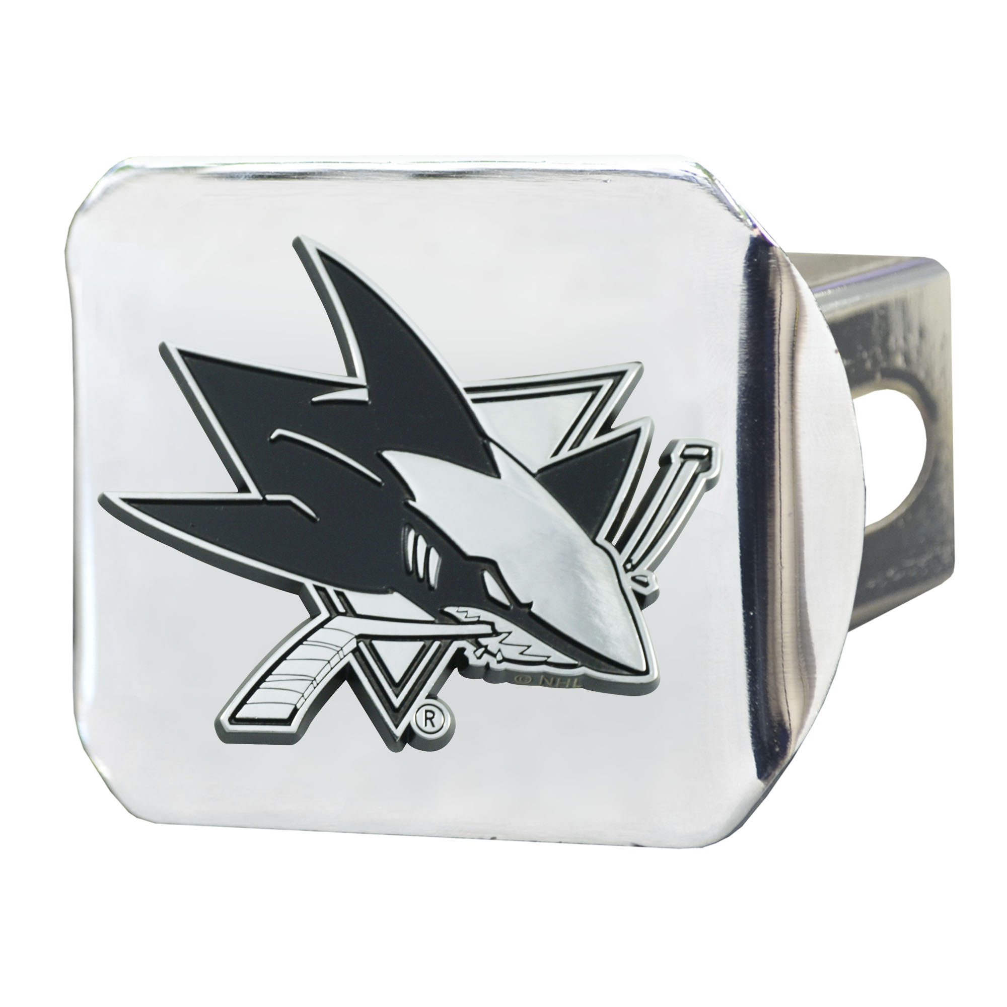 Logo Brands San Jose Sharks Chrome on Chrome Hitch Cover