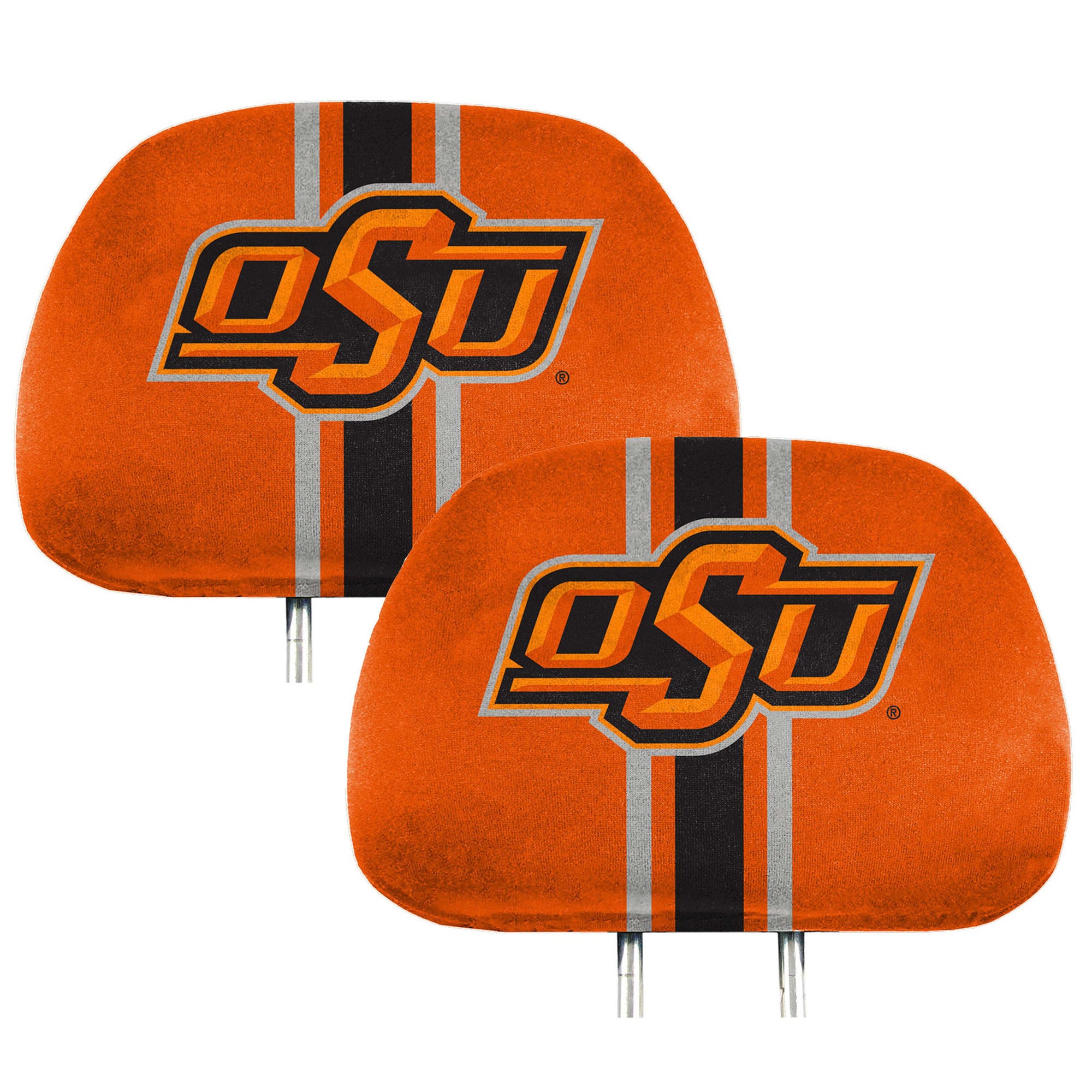 Logo Brands Oklahoma State Cowboys Printed Two-Pack Headrest Covers