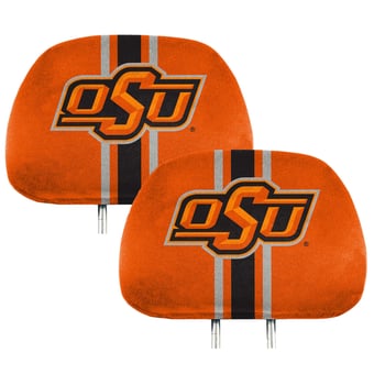 Logo Brands Oklahoma State Cowboys Printed Two-Pack Headrest Covers