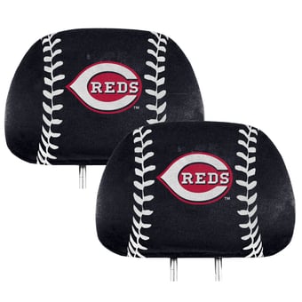 Logo Brands Cincinnati Reds Printed Two-Pack Headrest Covers