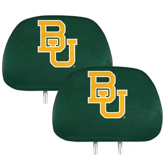Logo Brands Baylor Bears Printed Two-Pack Headrest Covers