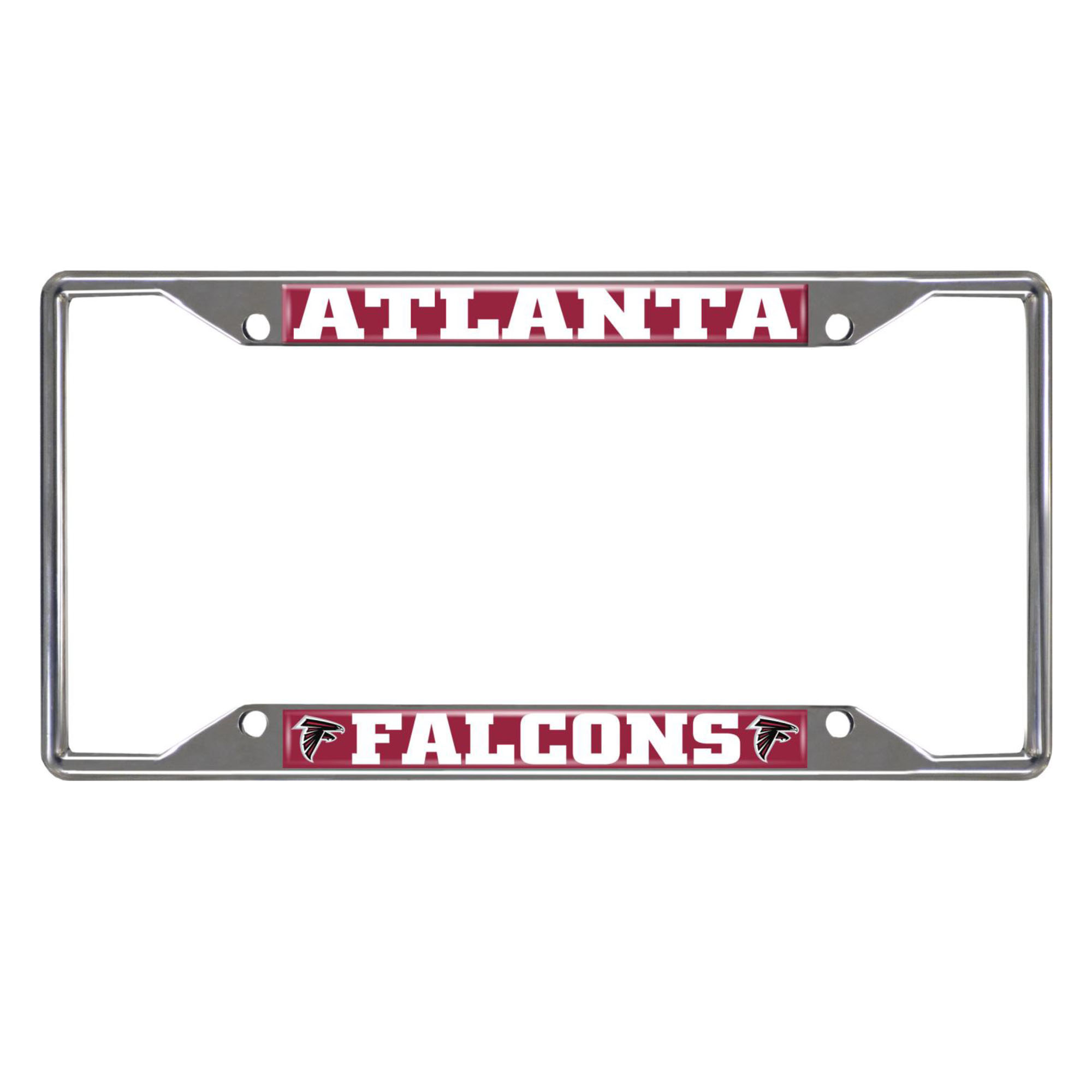 Logo Brands Atlanta Falcons Chrome License Plate Frame