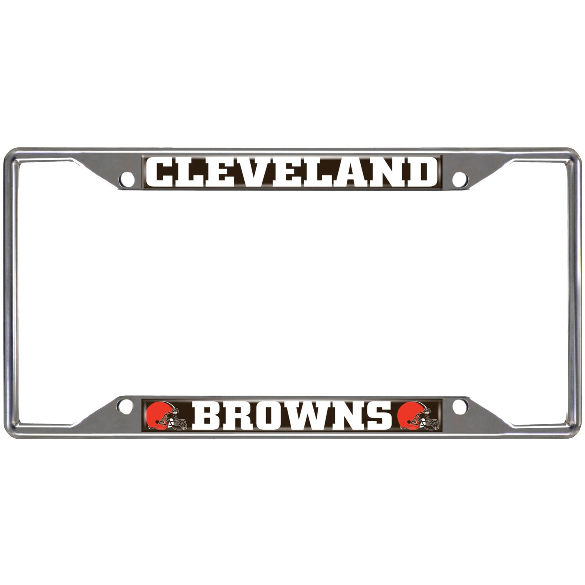 Logo Brands Cleveland Browns Chrome License Plate Frame