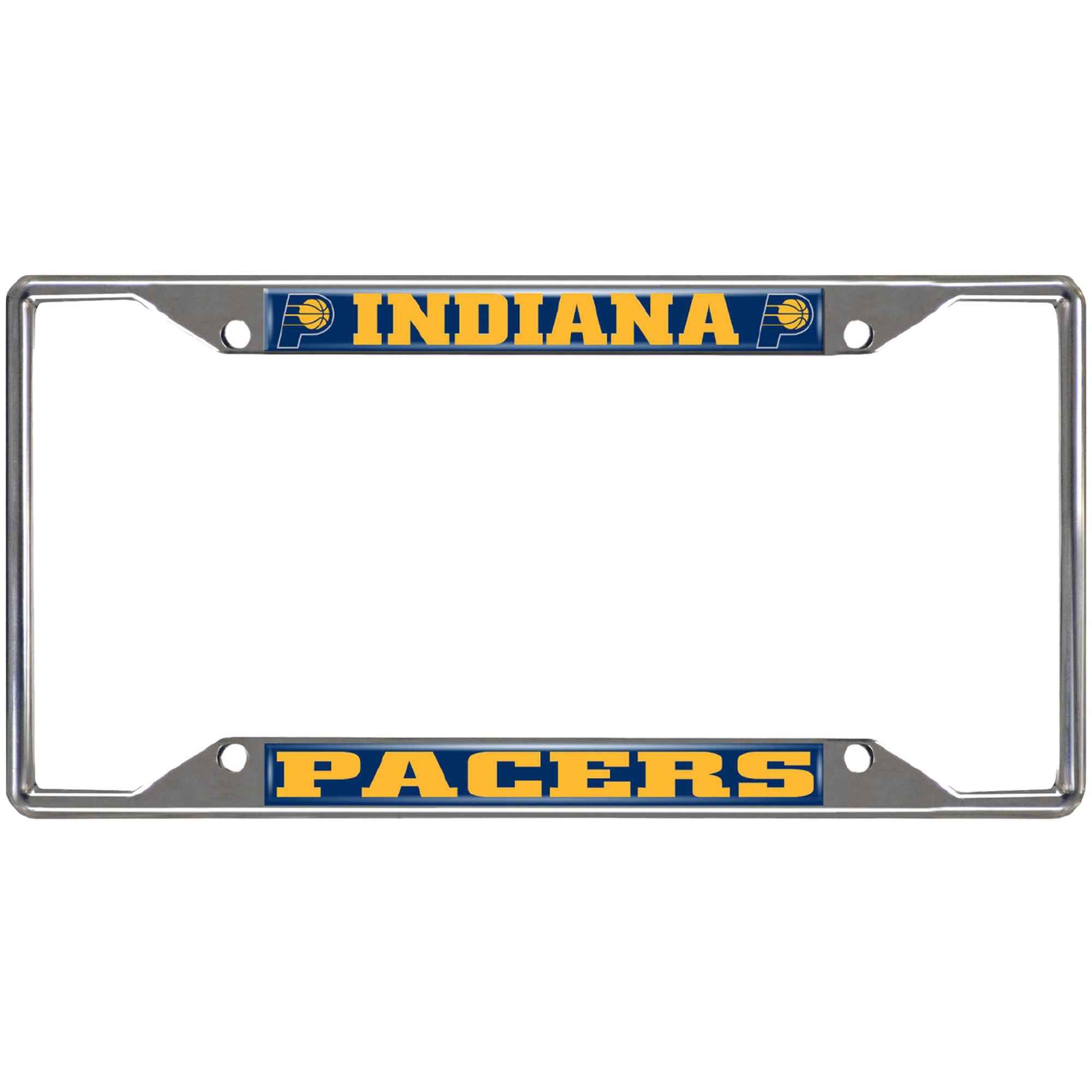 Logo Brands Indiana Pacers Chrome License Plate Frame