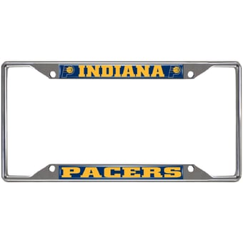 Logo Brands Indiana Pacers Chrome License Plate Frame