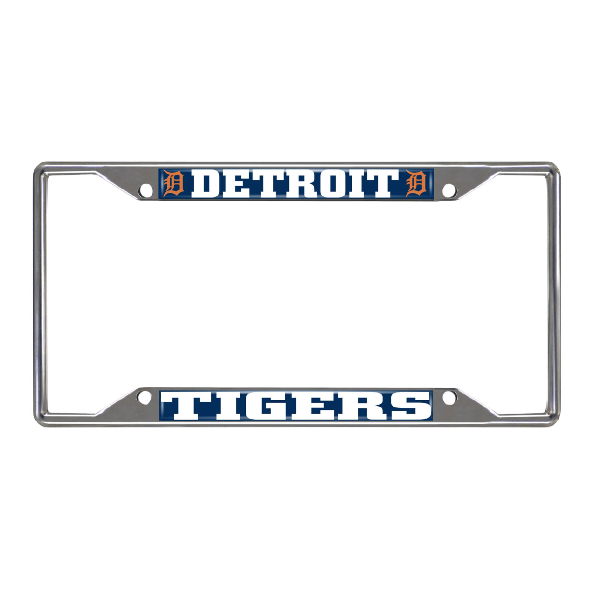 Logo Brands Detroit Tigers Chrome License Plate Frame