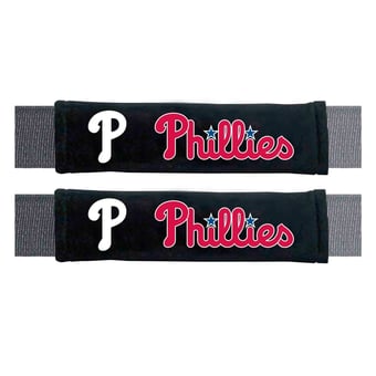 Logo Brands Philadelphia Phillies Seatbelt Pad Two-Piece Set