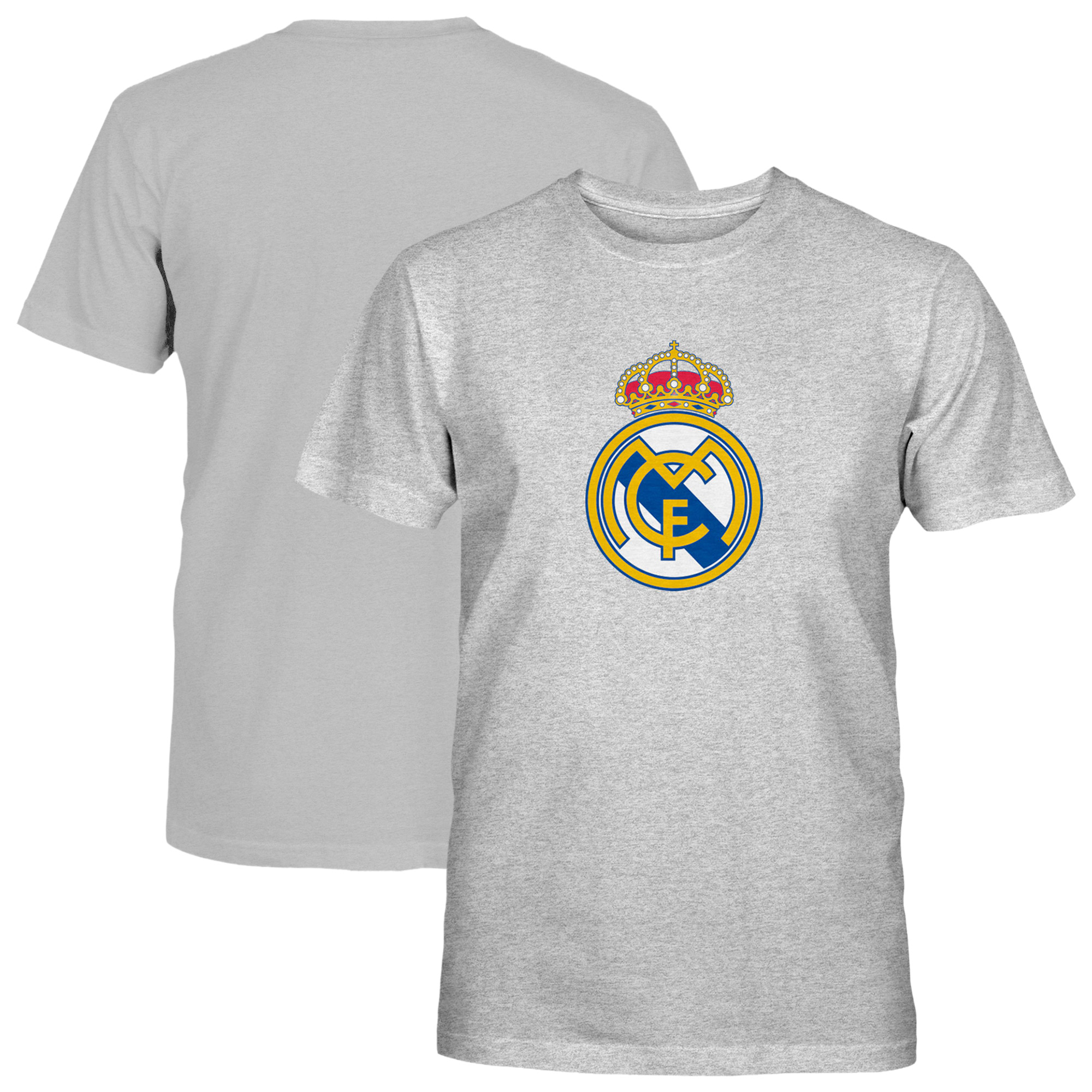 Youth 1863FC  Gray Real Madrid Color Badge T-Shirt