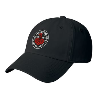Men's 1863FC  Black AFC Bournemouth Retro Badge Crew Adjustable Hat