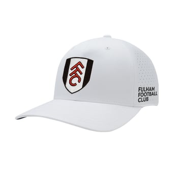 Men's 1863FC  White Fulham Mono Badge High Point Adjustable Hat