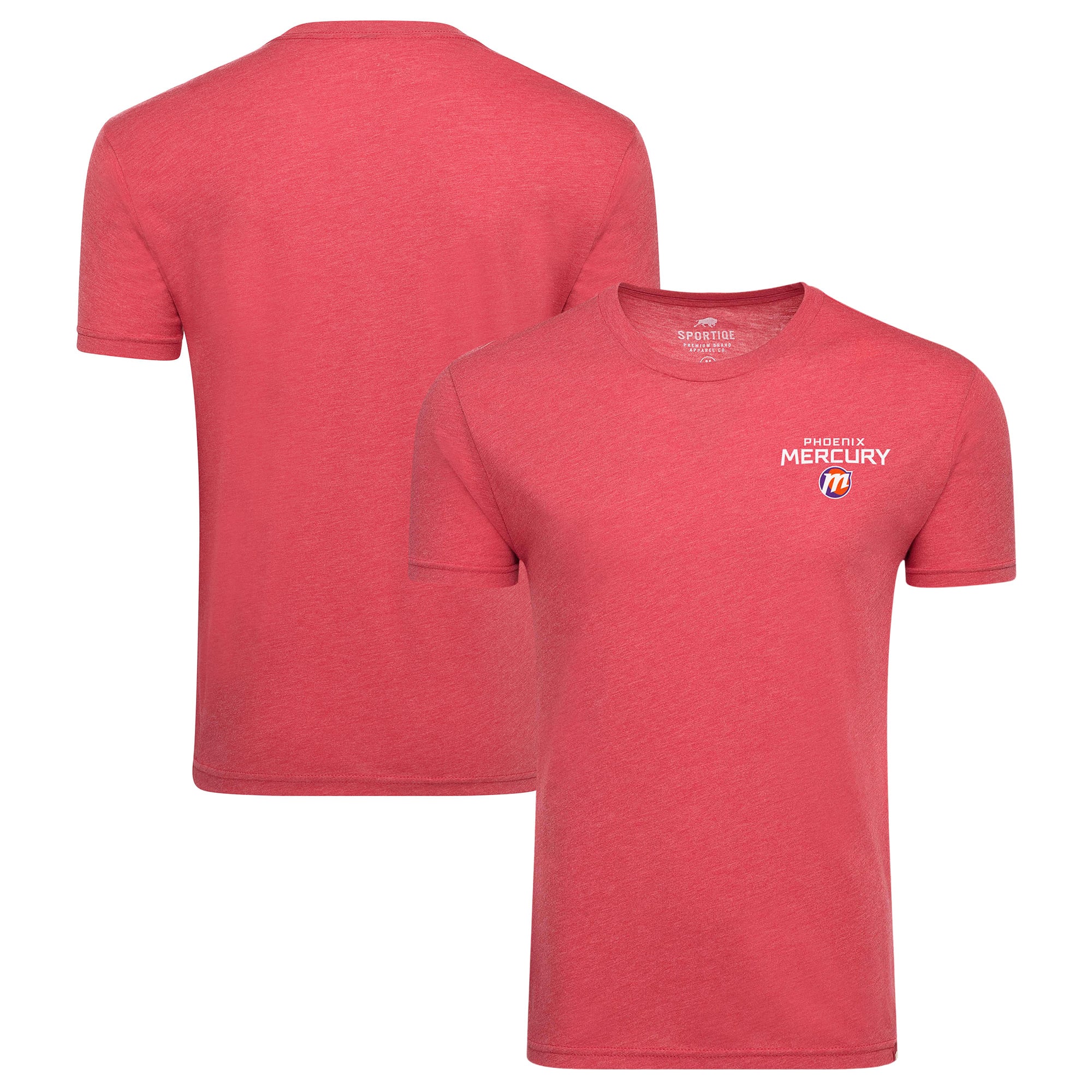 Unisex Sportiqe Red Phoenix Mercury Logo Lockup Comfy Tri-Blend T-Shirt