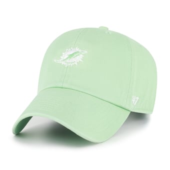 Women's '47  Light Green Miami Dolphins Base Runner Ballpark Clean Up Adjustable Hat